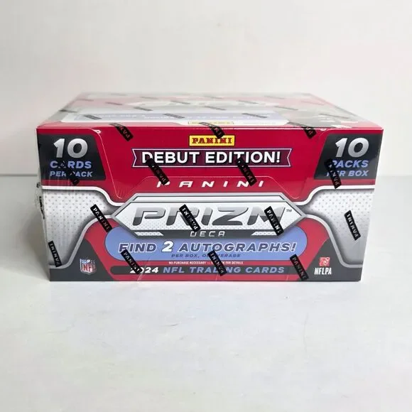 2024 Panini Prizm Deca NFL Trading Card Hobby Box Online Exclusive - NEW SEALED - Picture 2 of 6